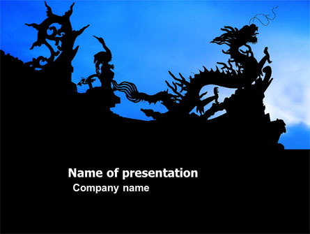 Chinese Dragons Presentation Template, Master Slide