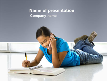 Call By Phone Presentation Template, Master Slide