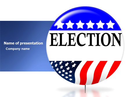 USA Elections Presentation Template, Master Slide