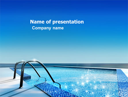 Swimming Pool Presentation Template, Master Slide