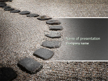 Winding Road Presentation Template, Master Slide