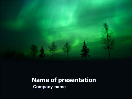 Northern Lights Presentation Template, Master Slide