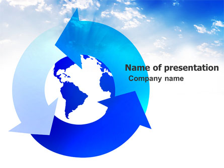 Global Recycle Presentation Template, Master Slide