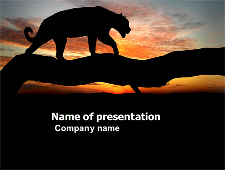 Panther Presentation Template, Master Slide