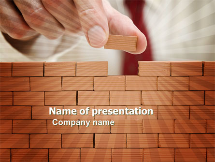 The Wall Presentation Template, Master Slide