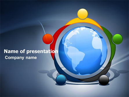Five Continents Presentation Template, Master Slide