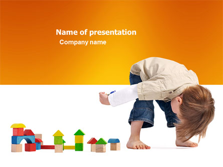 Child Games Presentation Template, Master Slide