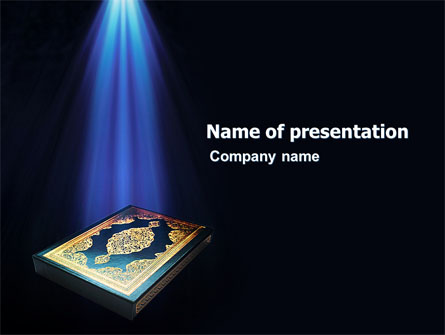 Koran Presentation Template, Master Slide