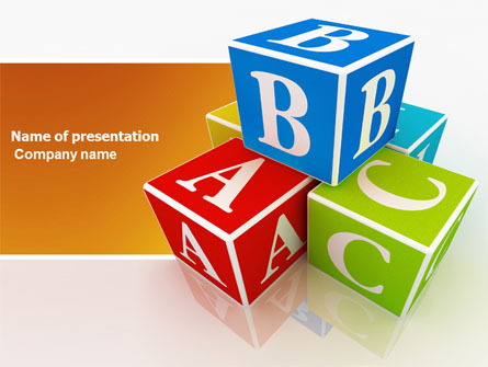 ABC Bricks Presentation Template, Master Slide