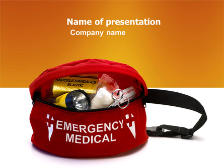 Medical Kit Presentation Template, Master Slide