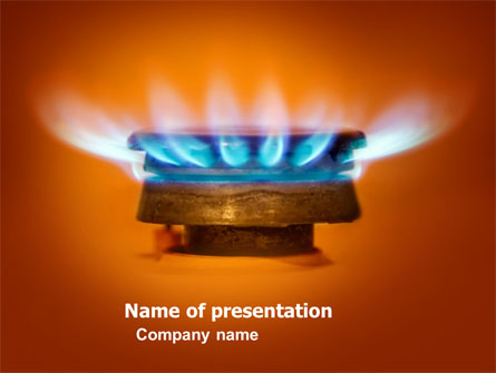 Gas Stove Presentation Template, Master Slide