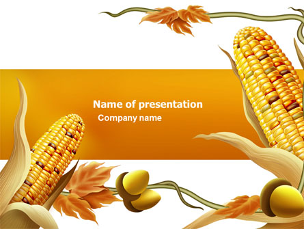 Harvest of Autumn Presentation Template, Master Slide