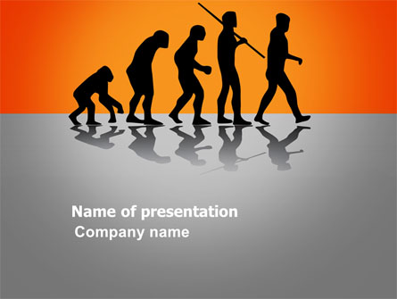 Human Evolution Presentation Template, Master Slide