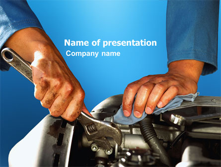 Engine Presentation Template, Master Slide