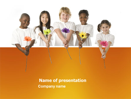 Flowers of Life Presentation Template, Master Slide