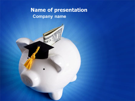 Education Costs Presentation Template, Master Slide