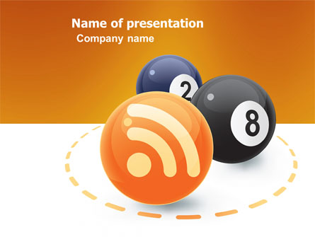 RSS Reader Presentation Template, Master Slide