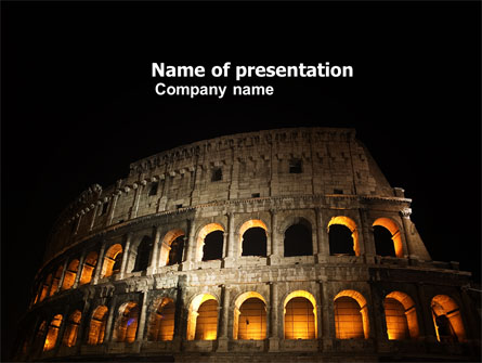 Coliseum Presentation Template, Master Slide