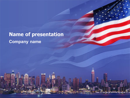 Patriot Day Presentation Template, Master Slide
