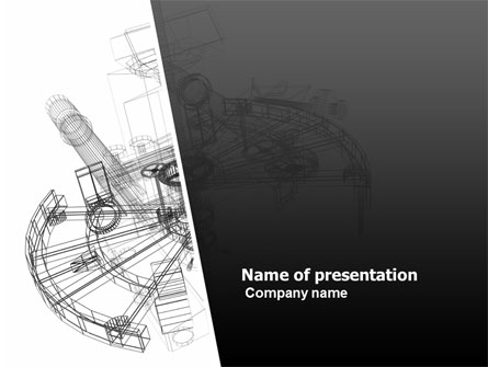 Construction Sketch Presentation Template, Master Slide