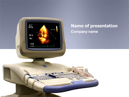 Ultrasound Presentation Template, Master Slide