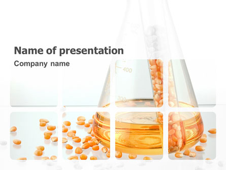 Corn Selection Presentation Template, Master Slide