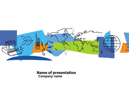 Information Range Presentation Template, Master Slide