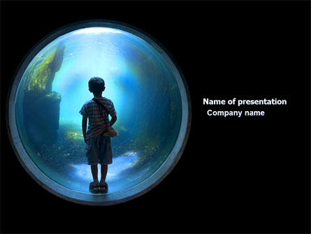 Public Aquarium Presentation Template, Master Slide