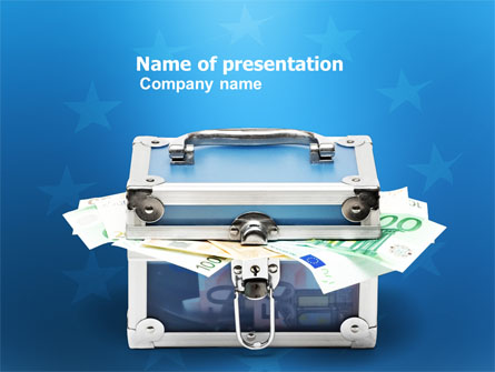 European Banking Presentation Template, Master Slide
