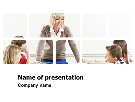 Teacher and Kids Presentation Template, Master Slide