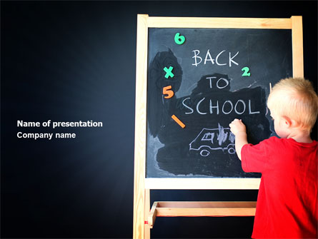 School Start Presentation Template, Master Slide