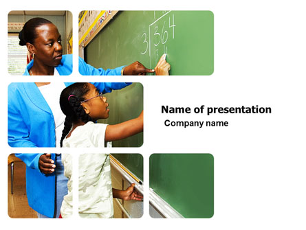 Basic Knowledge Teacher Presentation Template, Master Slide