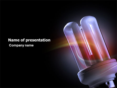 Energy Saving Presentation Template, Master Slide