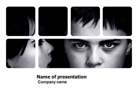 Child Psychology Presentation Template, Master Slide
