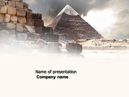 Pharaoh's Land Presentation Template, Master Slide