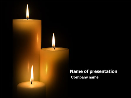 Candles Presentation Template, Master Slide