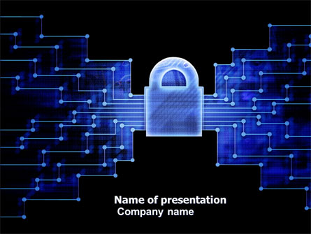 Safe Data Transfer Presentation Template, Master Slide