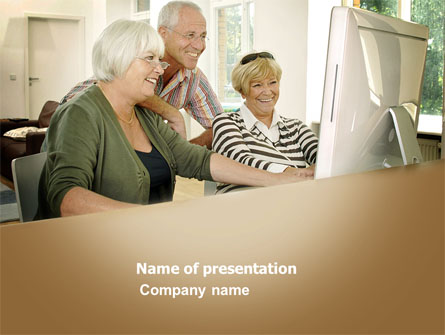 Age and Technology Presentation Template, Master Slide