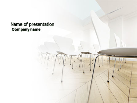 Lecture Hall Presentation Template, Master Slide