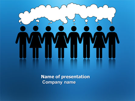 Mental Area Presentation Template, Master Slide