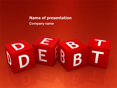 Debt Presentation Template, Master Slide