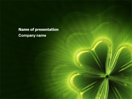 Clover Theme Presentation Template, Master Slide