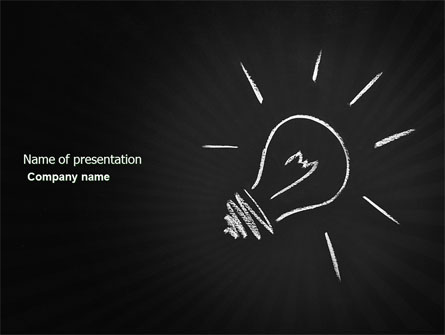 Brilliant Idea Presentation Template, Master Slide