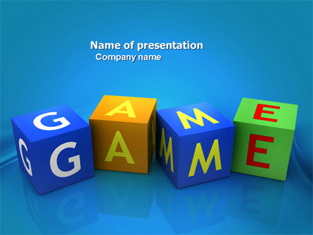 Game Presentation Template, Master Slide