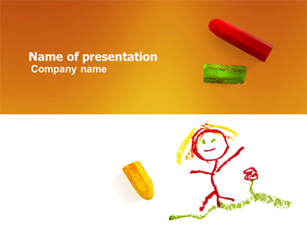 Drawing Chalk Presentation Template, Master Slide