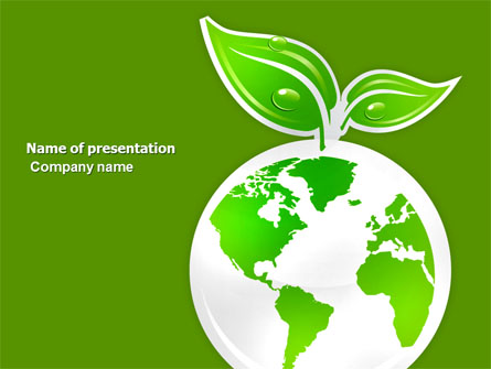 Green Planet Presentation Template, Master Slide