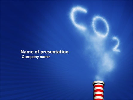Carbonic Gas Presentation Template, Master Slide