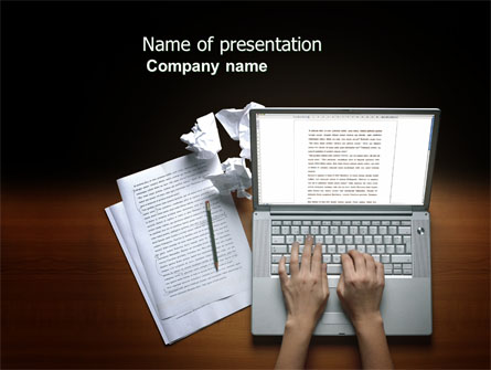 Proofreading Presentation Template, Master Slide