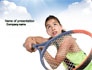 Girl With Tennis Racket Free slide 1