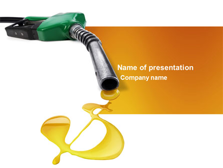 Fuel Prices Presentation Template, Master Slide